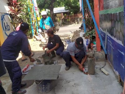 Ini Aksi DPU Makassar di Lorong Wisata
