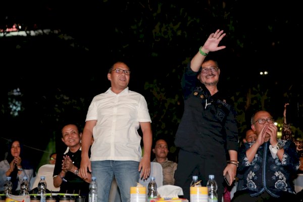 Danny Pomanto Dampingi Mentan SYL Nonton Aksi Panggung Padi Reborn di F8