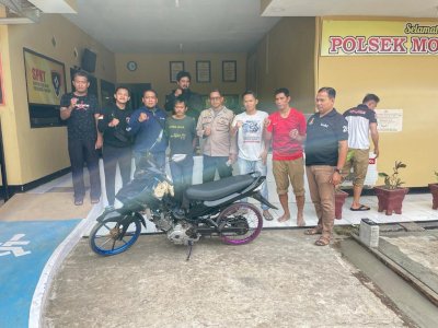 Jajaran Polsek Moncongloe Maros Berhasil Mengamankan Pelaku Curanmor