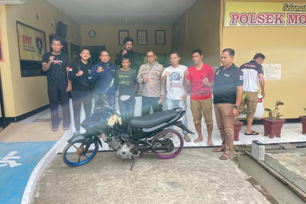 Jajaran Polsek Moncongloe Maros Berhasil Mengamankan Pelaku Curanmor