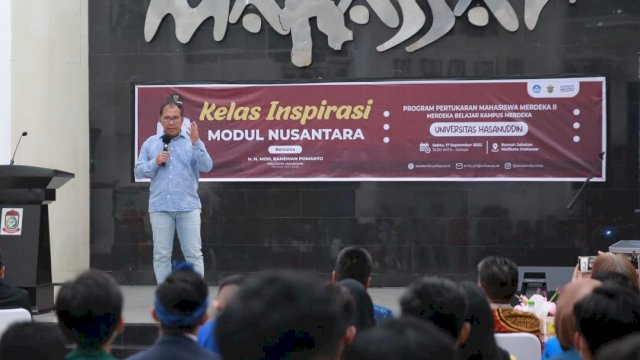 Danny Narasumber, Paparkan Makassar Dua Kali Tambah Baik Pada Kelas Inspirasi Modul Nusantara