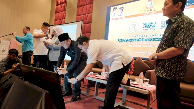 Luncurkan Aplikasi e-Rota&#8217;, Pemkot Apresiasi Inovasi DPRD Makassar