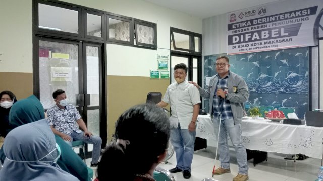 RSUD Daya Tekankan Pentingnya Etika Berinteraksi dengan Pasien dan Pengunjung Difabel