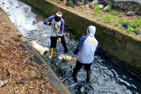 Antisipasi Banjir di Musim Hujan, DPU Makassar Turunkan Satgas Drainase Lakukan Pengerukan