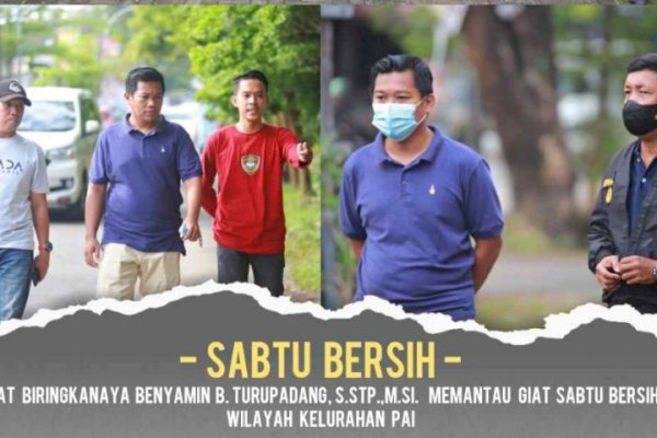 Camat Biringkanaya Pantau Sabtu Bersih di Pai