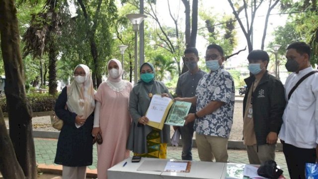 Usai Revitalisasi, DLH Makassar-YHK Resmikan Taman Hasanuddin