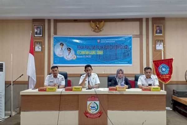 Bersama Bapenda, Kecamatan Ujung Tanah Gelar Sosialisasi Patuh PBB