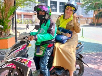 Pekan Ketiga Pemkot Ojol Day, Kadis PU Makassar Gunakan Ojek Online