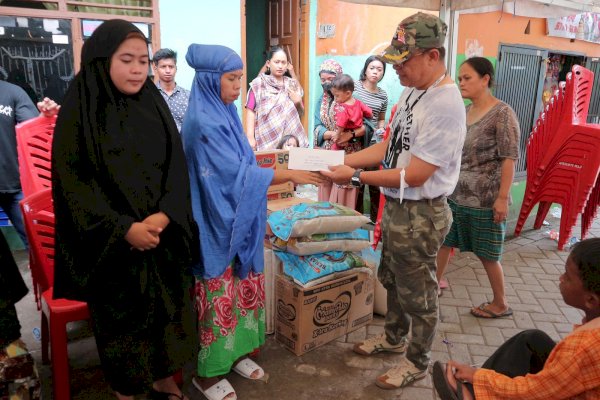 Beni Iskandar Santuni Keluarga Korban Petugas Kebersihan