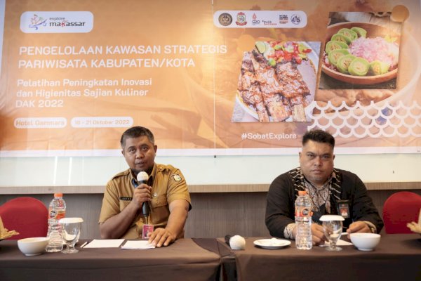 Dispar Makassar Gelar Pelatihan Peningkatan Inovasi dan Higenitas Sajian Kuliner DAK 2022