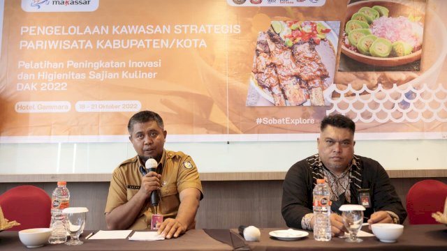 Dispar Makassar Gelar Pelatihan Peningkatan Inovasi dan Higenitas Sajian Kuliner DAK 2022