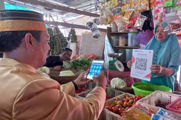 Perumda Pasar Karya Bersama BRI Regional Makassar Berkomitmen Berdayakan Sistem Digitalisasi Qris di Pasar Tradisional