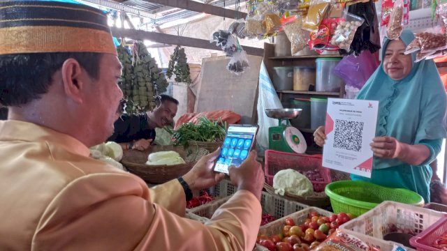 Perumda Pasar Karya Bersama BRI Regional Makassar Berkomitmen Berdayakan Sistem Digitalisasi Qris di Pasar Tradisional