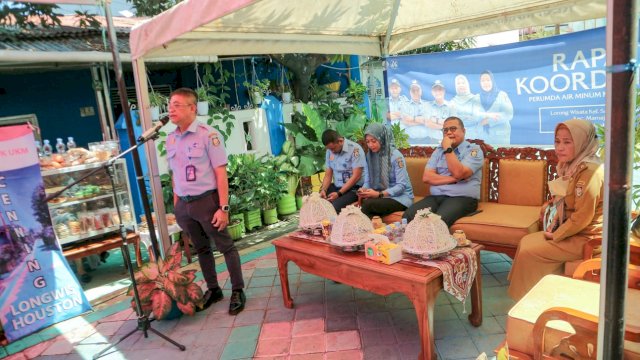 Bantu Tingkatkan Pertumbuhan Ekonomi Rakyat, PDAM Makassar Gelar Rakor di Longwis Houton