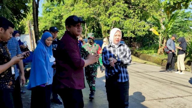 Fatmawati Rusdi Tinjau Kawasan Rawan Banjir di Manggala