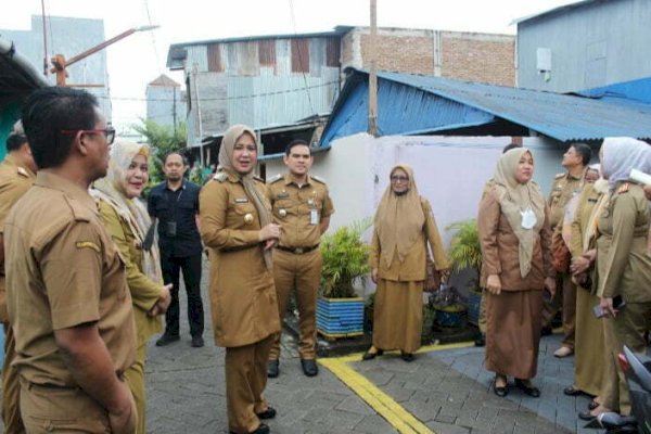 Camat Mamajang Dampingi Wawali Fatmawati Tinjau Longwis