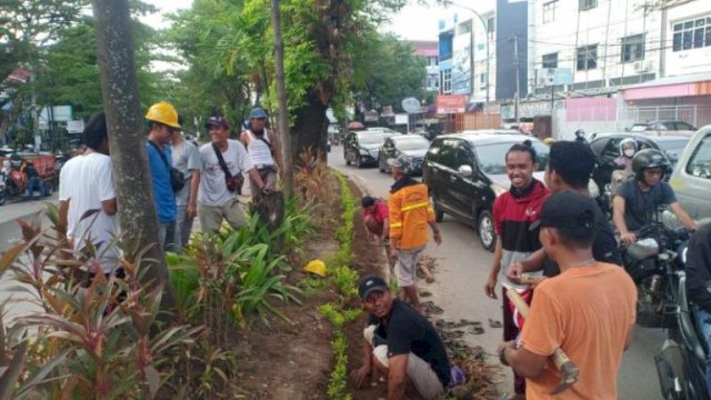 Camat Ujung Pandang Fokus Pembenahan Median Wilayah