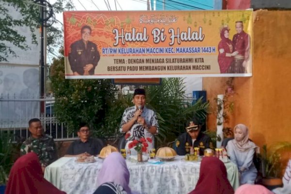 Camat Makassar Hadiri Halal bi Halal di Maccini