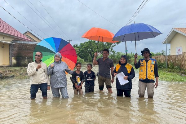 Kadis PU Makassar Bersama PPK OP SDA Balai Besar Tinjau Titik Banjir