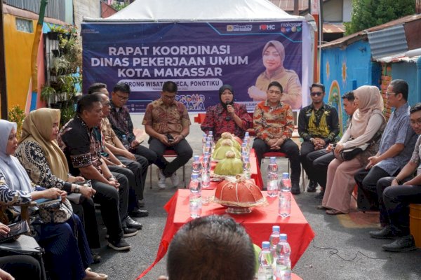 Bahas Percepatan Kegiatan, Dinas PU Makassar Gelar Rakor di Lorong Wisata