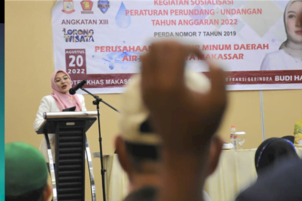 Budi Hastuti Edukasi Warga Ihwal Perda Perumda Air Minum
