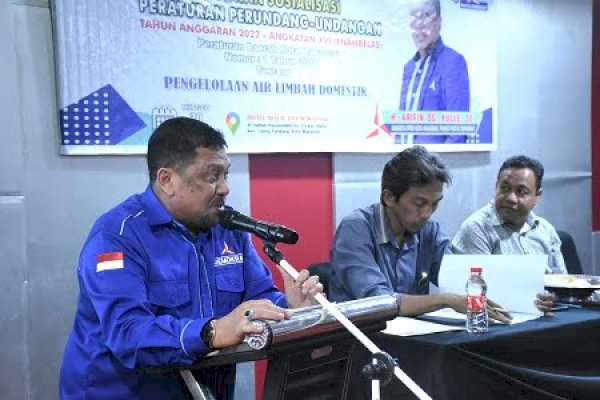 Legislator Makassar Arkul Minta Warga Ikut Jaga Kebersihan dengan Mengelola Air Limbah