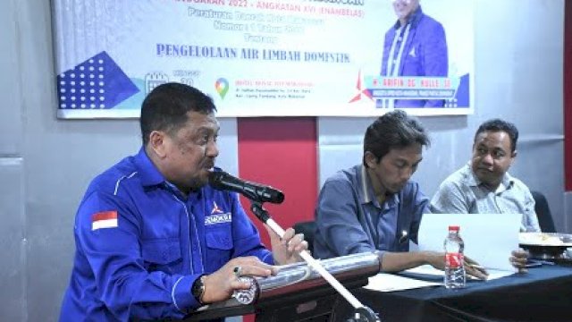 Legislator Makassar Arkul Minta Warga Ikut Jaga Kebersihan dengan Mengelola Air Limbah