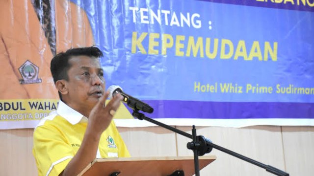 Abdul Wahab Tahir Edukasi Pemuda, Ajak Kembangkan Potensi