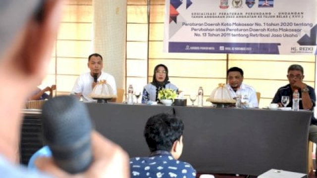 Rezki Gelar Sosialisasi Perda Retribusi Jasa Usaha