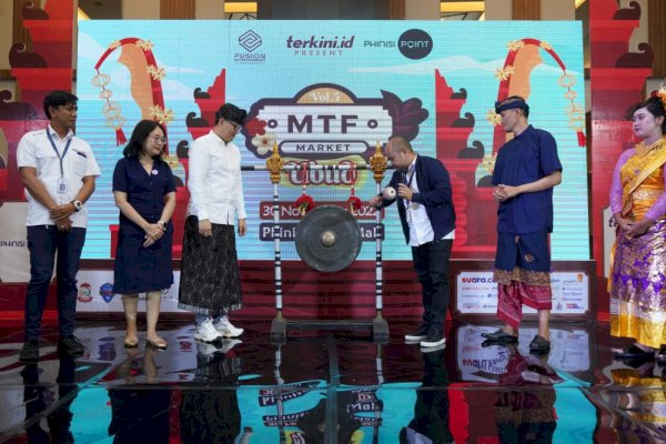 Kepala Dinas Pariwisata Makassar Buka MTF Market &#8216;Ubud&#8217; di PIPO Mal, Saatnya Berburu Kuliner dan Fashion