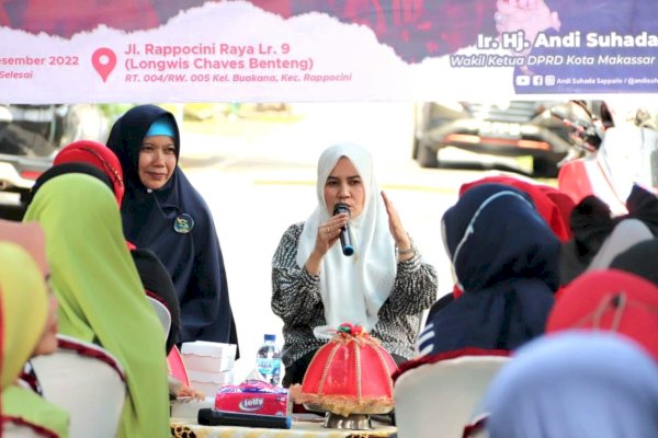 Reses Masa Sidang Pertama, Andi Suhada Kunjungi Longwis Kelurahan Buakana