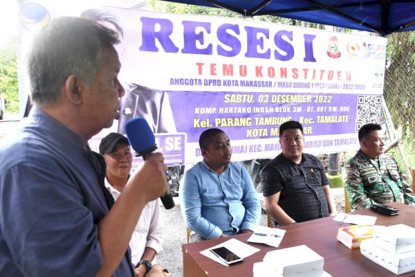 Ini Keluhan Warga Kelurahan Parang Tambung Kepada Anggota DPRD Makassar Ari Ashari