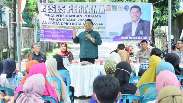 Imam Musakkar Serap Aspirasi Konstituen di Manggala dan Panakkukang