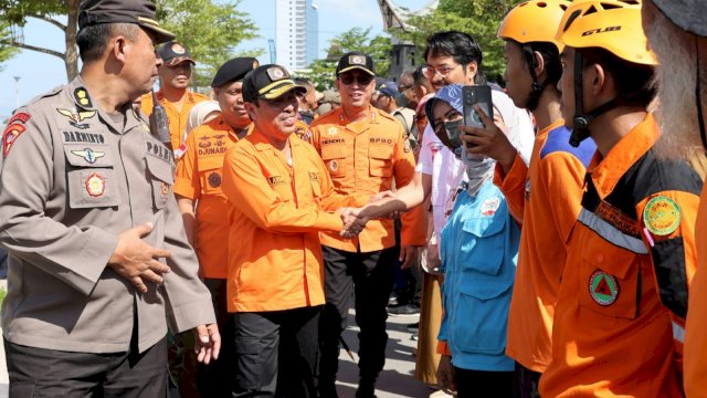 Sigap Hadapi Bencana, Sekda Kota Makassar Minta Sinergitas Personil