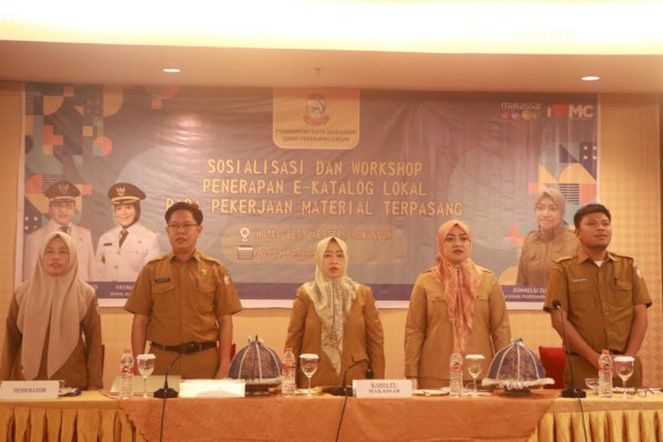 Dinas PU Makassar Sosialisasi E-Katalog Lokal Pekerjaan Material Terpasang, Hadirkan Penyedia Barang