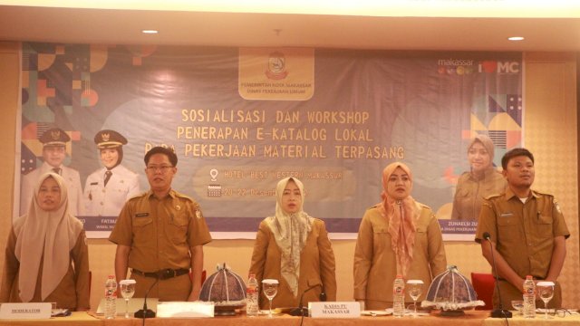 Dinas PU Makassar Sosialisasi E-Katalog Lokal Pekerjaan Material Terpasang, Hadirkan Penyedia Barang