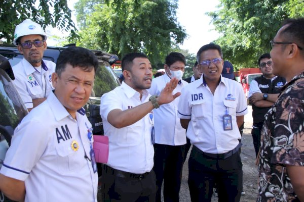 Cek Meteran Pelanggan, Direksi Perumda Air Minum Kota Makassar Temukan Kejanggalan