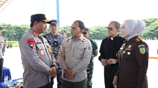 Danny Pomanto Hadiri Apel Gelar Pasukan Operasi Lilin 2022 Jelang Natal dan Tahun Baru 2023