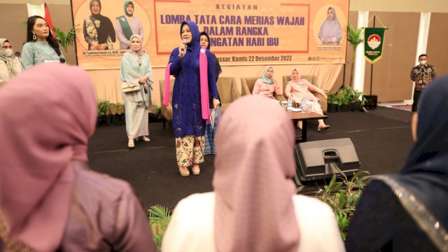 Gebyar Hari Ibu 2022, Lomba Tata Rias Wajah Pemkot Makassar Diikuti 209 Ibu-Ibu