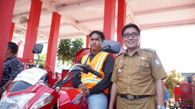 Camat Makassar Terima Damtor, Cegah Kebakaran di Lorong