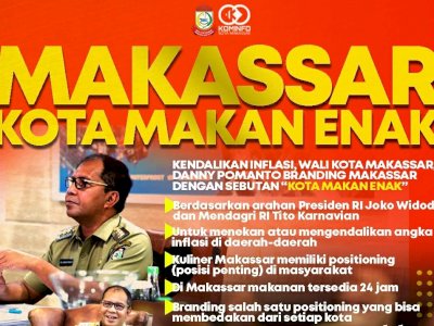 Danny Pomanto Launching Makassar Kota Makan Enak, Ini Daftar Kuliner yang Recommended