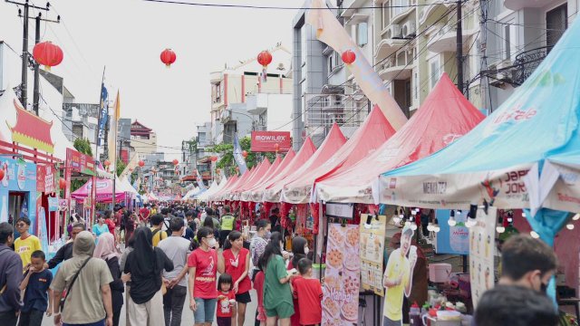 Ratusan Tenant UMKM Jappa Jokka Cap Go Meh 2023 Dukung Branding Makassar Kota Makan Enak