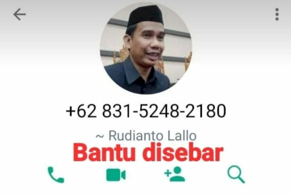 Guanakan Akun WhatsApp, Penipuan Mengatasnamakan Ketua DPRD Makassar