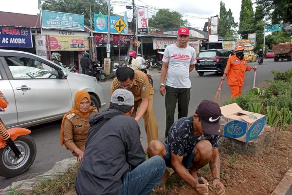 Camat Biringkanaya Terus Genjot Pembenahan Taman Median Tengah Yang Berada di Wilayahnya