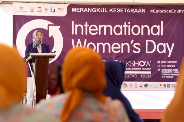 Miliki Tujuan Bersama, Wawali Makassar Sambut Hangat Kehadiran Konjen Australia di Peringatan IWD 2023