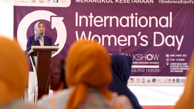 Miliki Tujuan Bersama, Wawali Makassar Sambut Hangat Kehadiran Konjen Australia di Peringatan IWD 2023