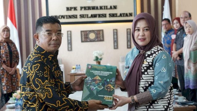 Makassar Kota Pertama Serahkan LKPD Unaudited ke BPK RI Provinsi Sulsel