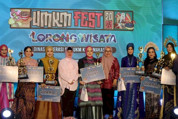 UMKM Fest Lorong Wisata, TP PKK Kecamatan Panakkukang Raih Juara 3 Hingga Juara Favorit