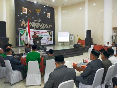 Masyarakat Religi dan Islami Jadi Pesan Penting Kepala BKPSDM Saat Buka Musda MUI Makassar