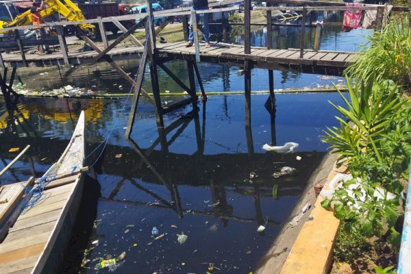 Dinas PU Makassar Turunkan 18 Satgas Drainase Bersihkan Kanal Jongaya